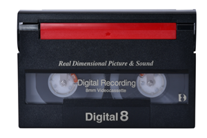 Digital 8 video tape