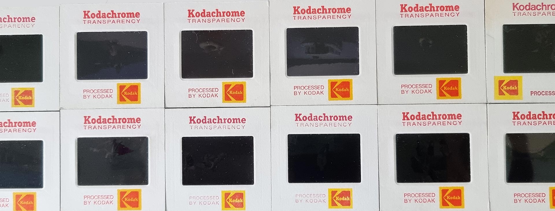Kodachrome Transparency Slides Ready For Scanning